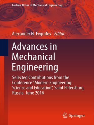 cover image of Advances in Mechanical Engineering